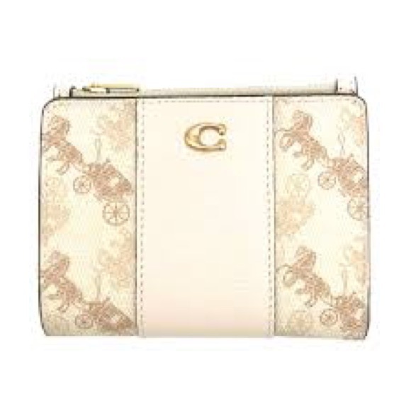Coach Handbags - NWT Coach Bifold Snap Wallet with Horse and Carriage Print